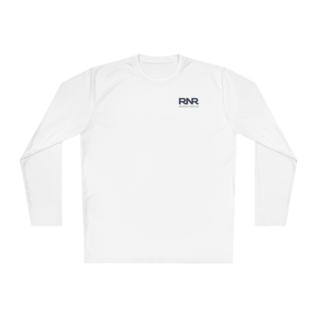 RNR Performance Long Sleeve Tee — Minimal Chest Logo Lightweight Shirt