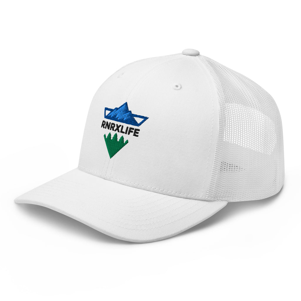 RNRXLIFE Legacy Trucker Hat- White