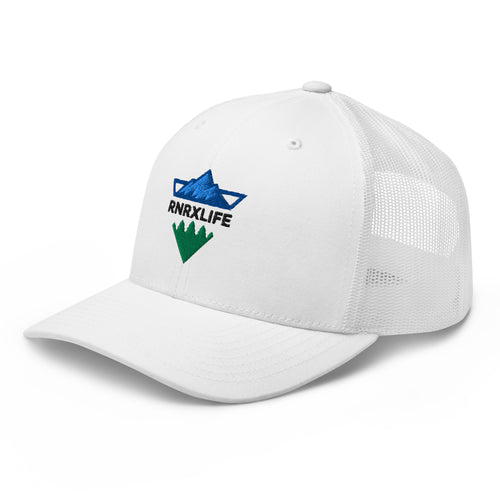 RNRXLIFE Legacy Trucker Hat- White